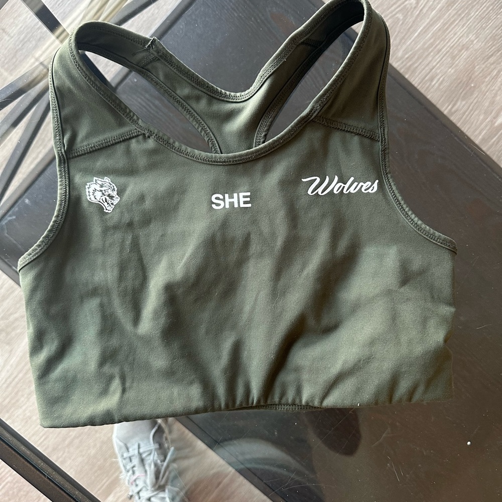 Darc Sport She Womens hunter green medium sports bra